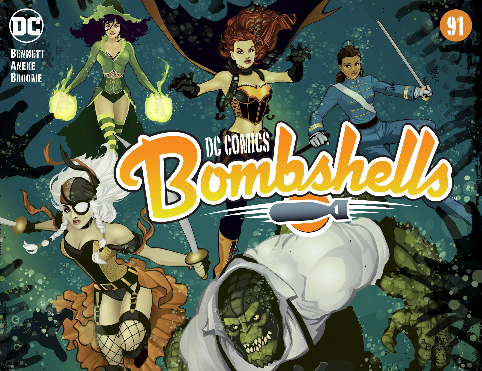 Read online DC Comics: Bombshells comic -  Issue #91 - 1