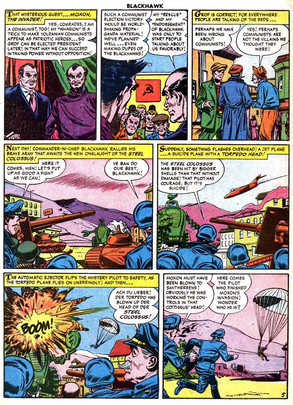 Read online Blackhawk (1957) comic -  Issue #91 - 31
