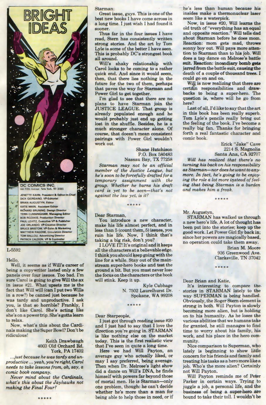 Read online Starman (1988) comic -  Issue #24 - 23