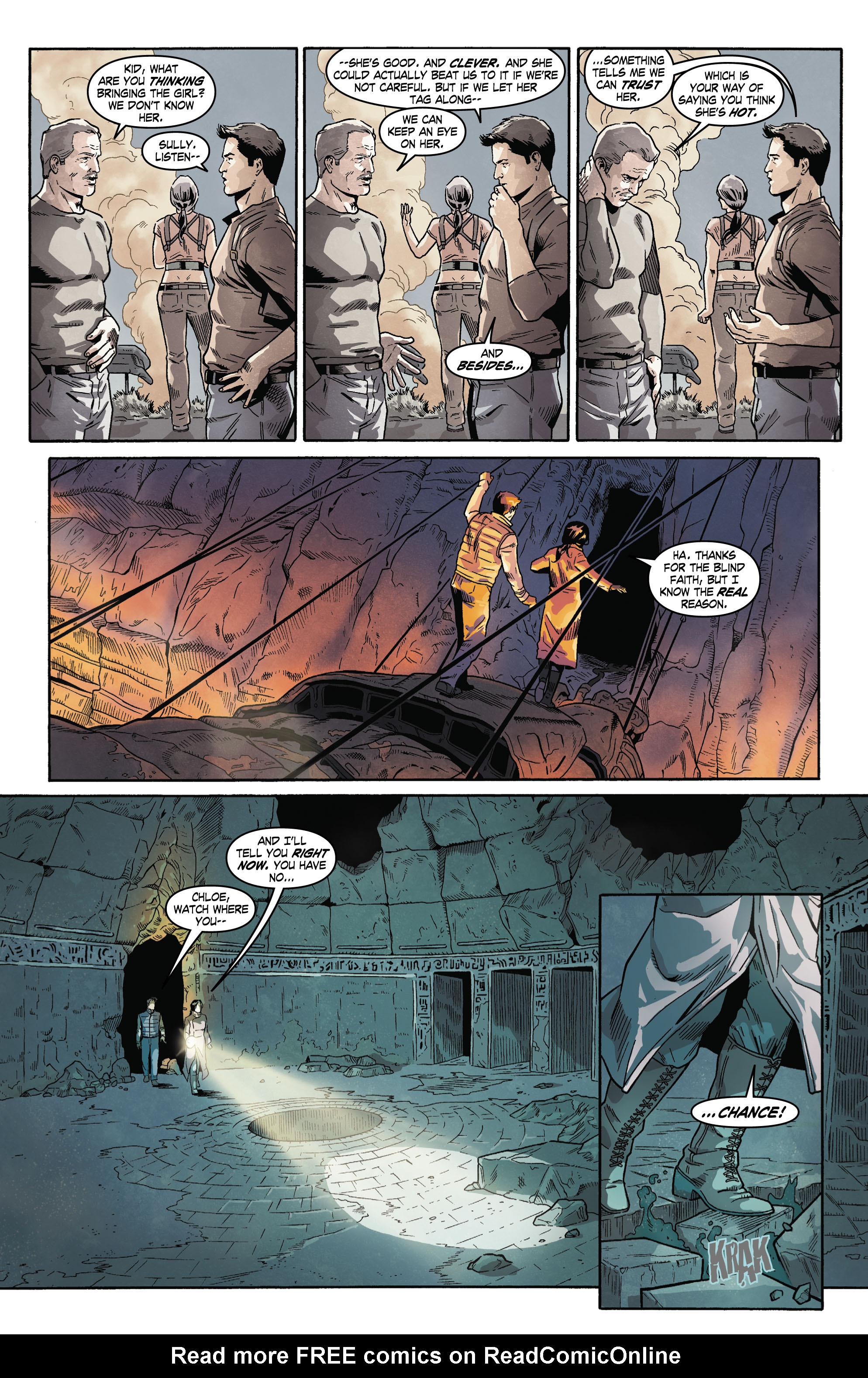 Read online Uncharted comic -  Issue #4 - 16