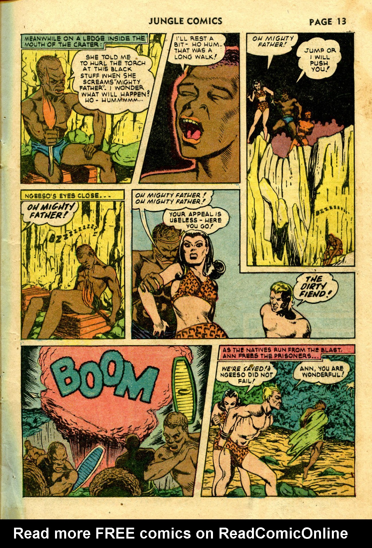 Read online Jungle Comics comic -  Issue #28 - 16
