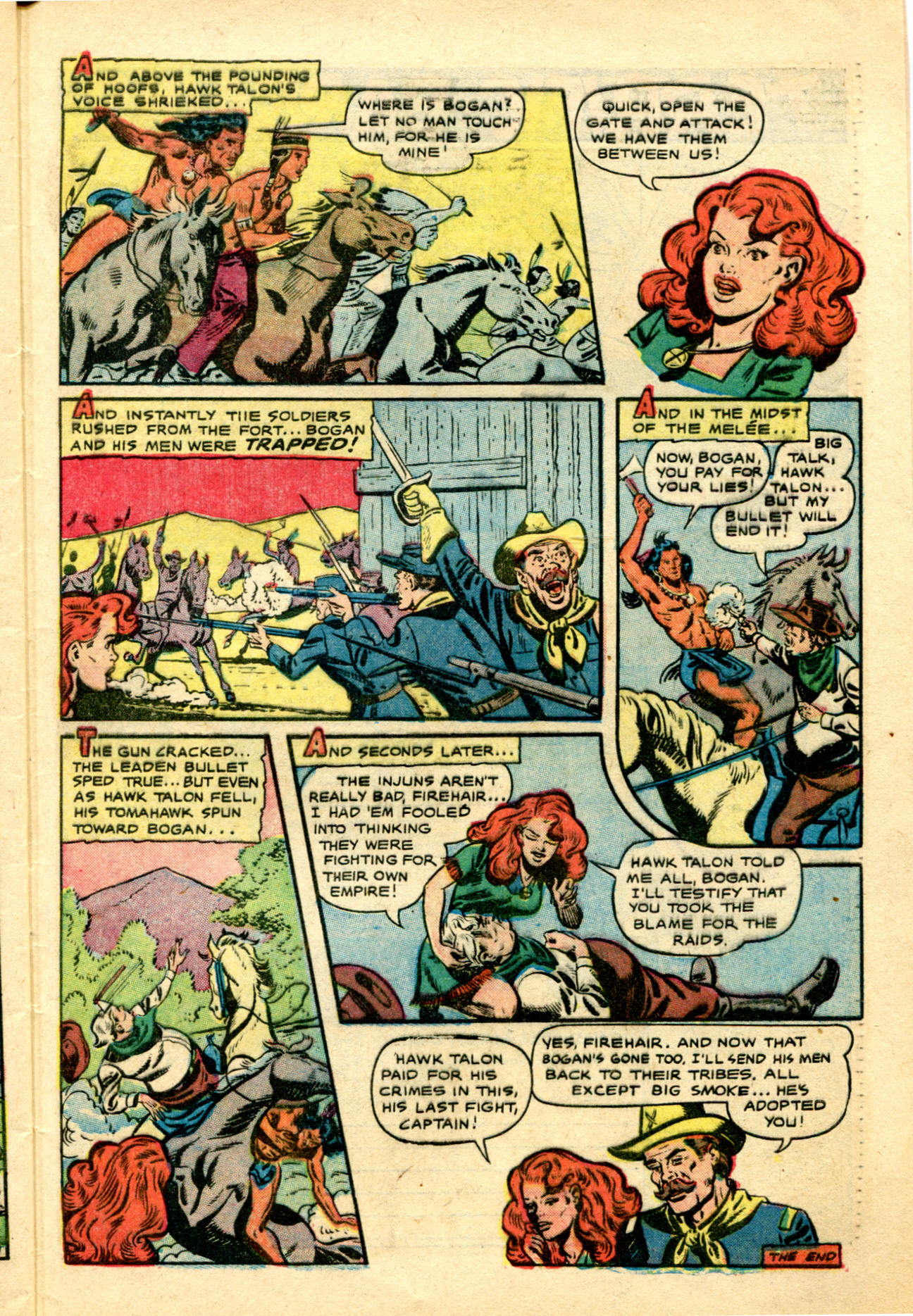 Read online Firehair (1951) comic -  Issue #10 - 33