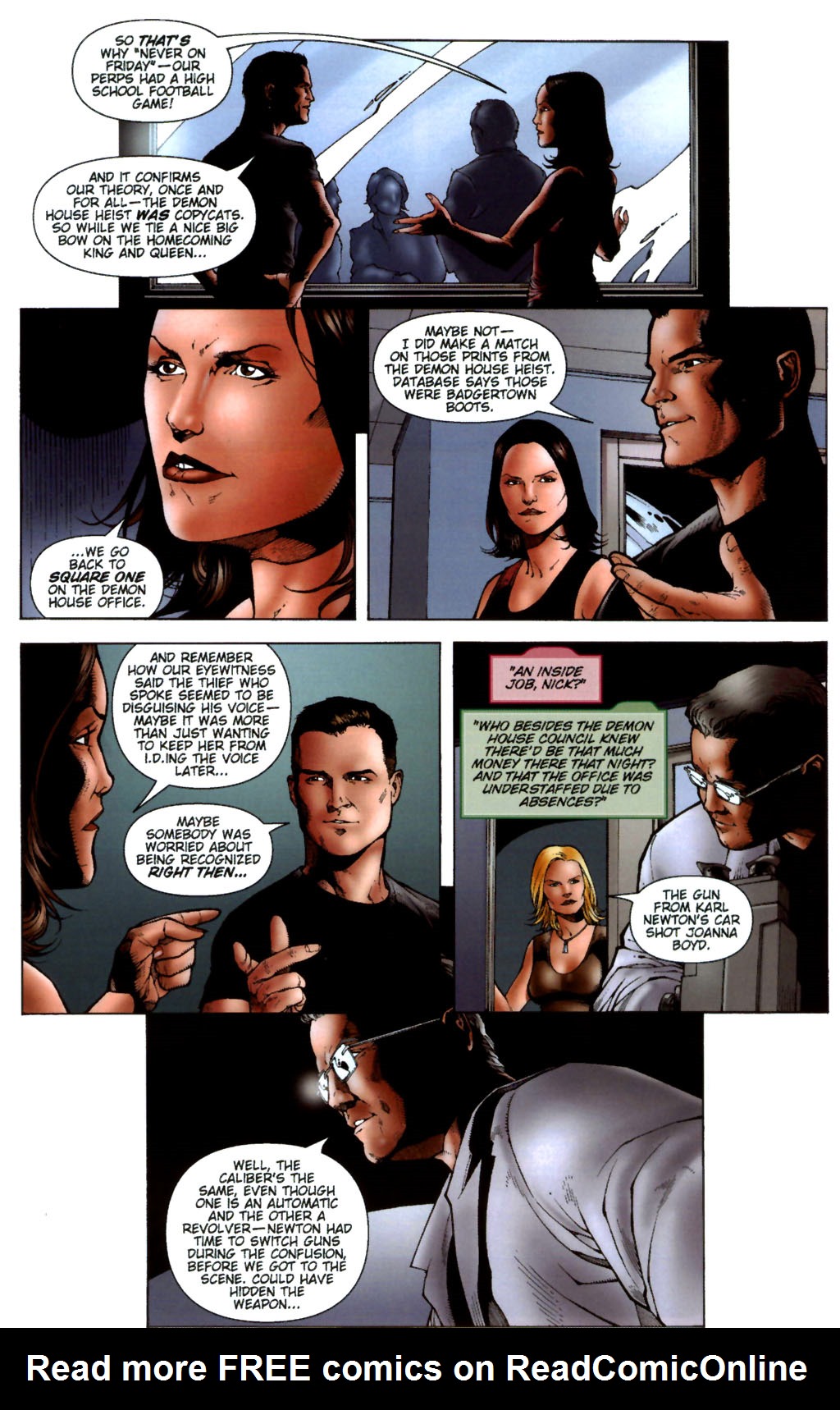 Read online CSI: Crime Scene Investigation: Demon House comic -  Issue #5 - 13