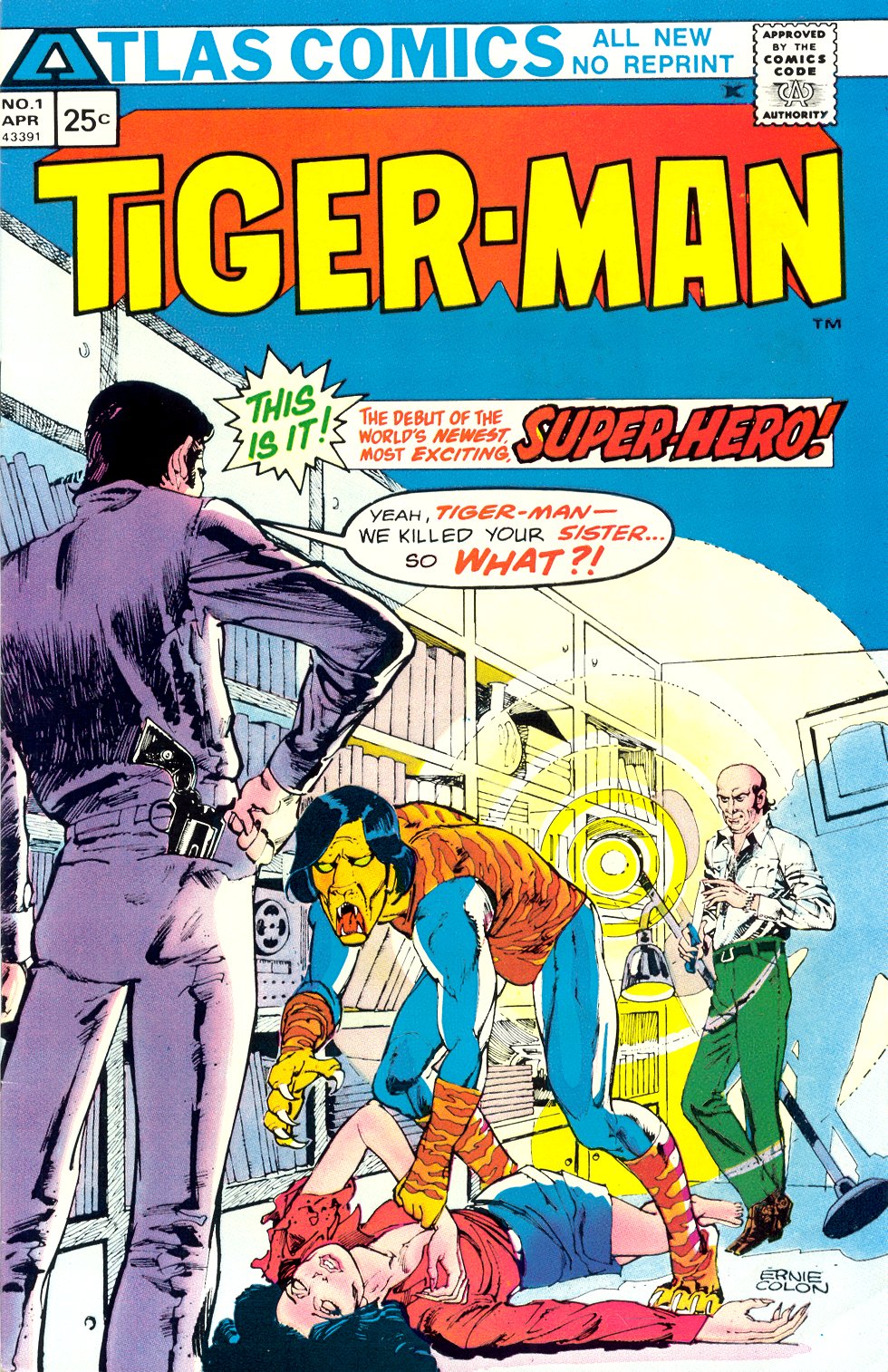 Read online Tiger-Man comic -  Issue #1 - 1