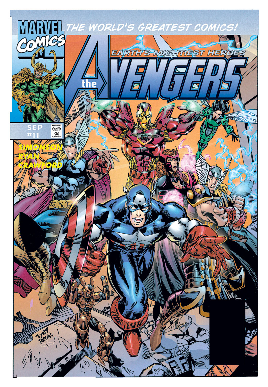 Read online Avengers (1996) comic -  Issue #11 - 1