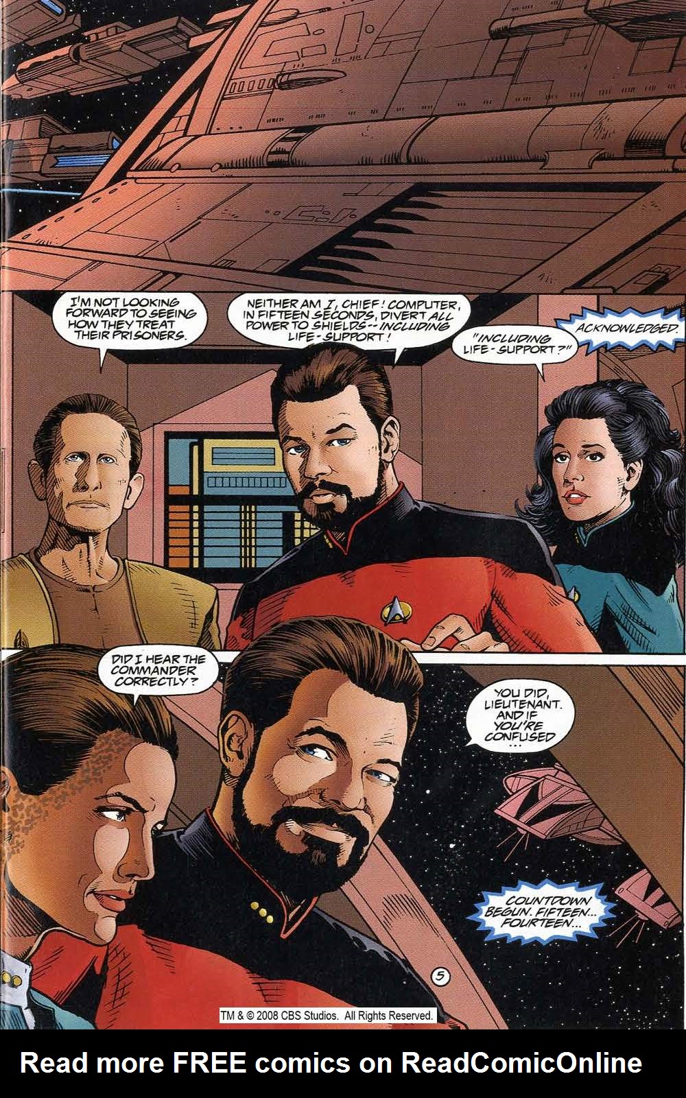 Read online Star Trek: Deep Space Nine/The Next Generation comic -  Issue #2 - 7