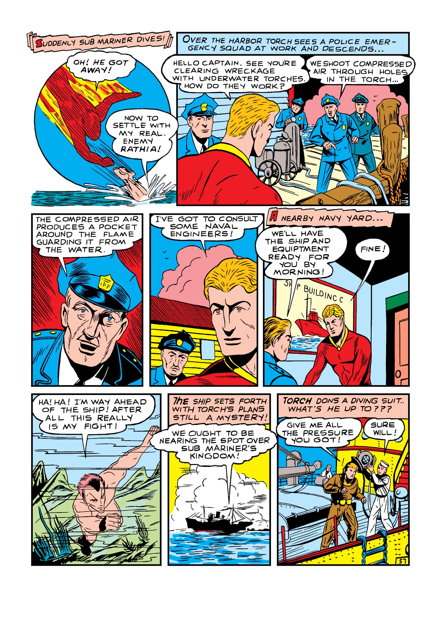 Read online Marvel Masterworks: Golden Age Human Torch comic -  Issue # TPB 2 (Part 1) - 69