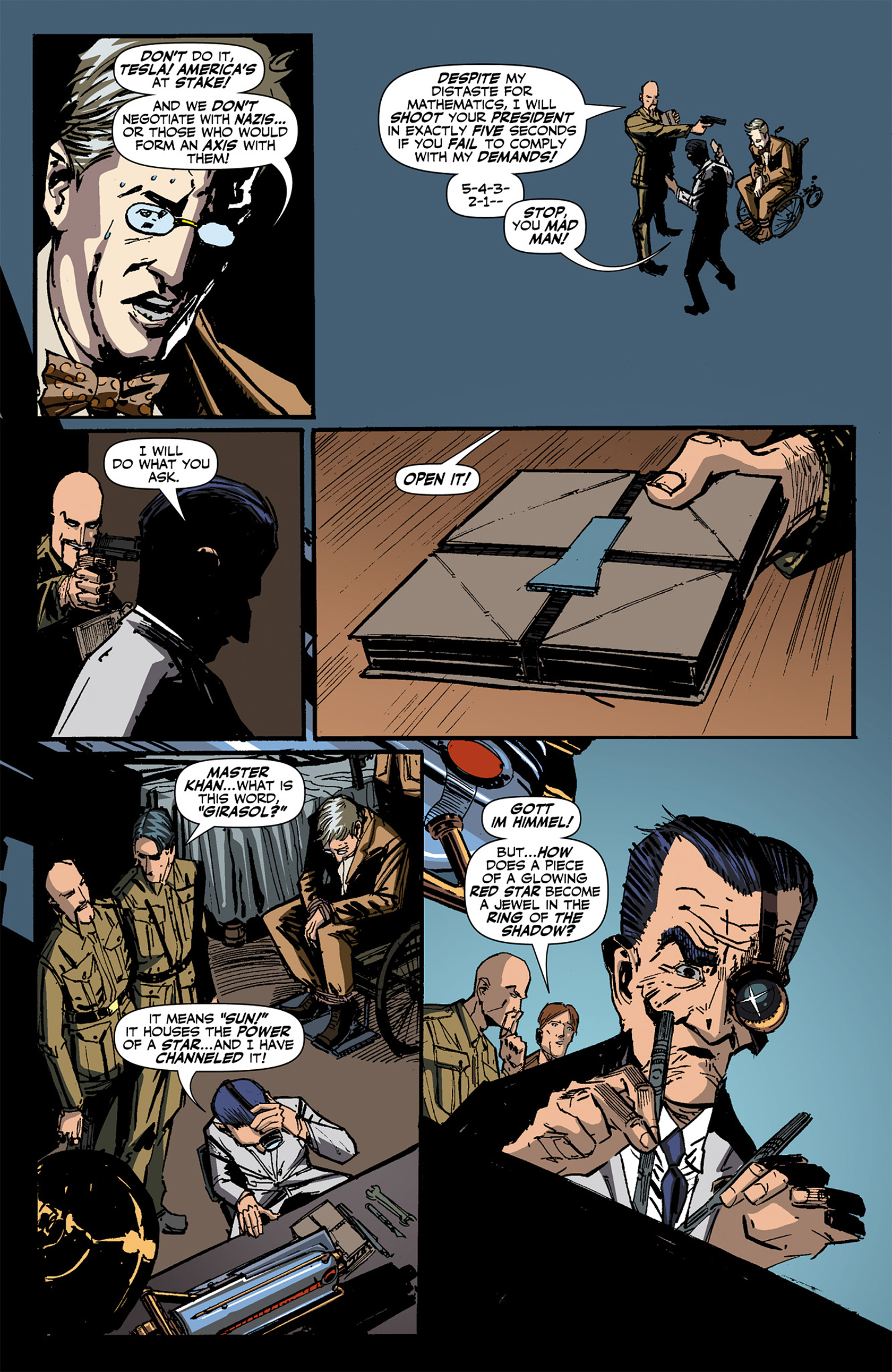 Read online The Shadow/Green Hornet: Dark Nights comic -  Issue #4 - 5