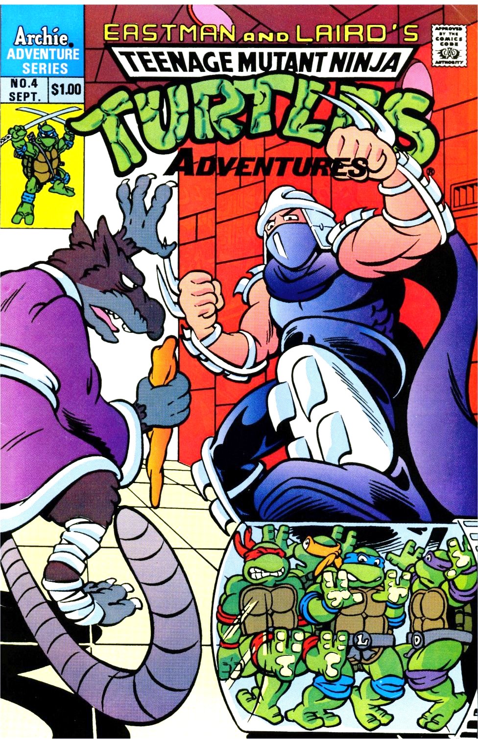 Read online Teenage Mutant Ninja Turtles Adventures (1989) comic -  Issue #4 - 1