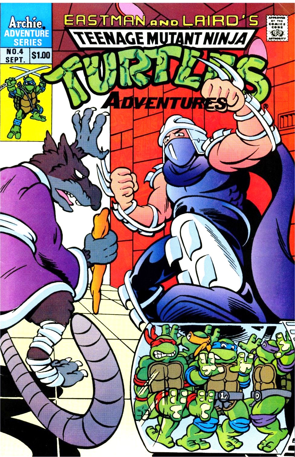 Read online Teenage Mutant Ninja Turtles Adventures (1989) comic -  Issue #4 - 1