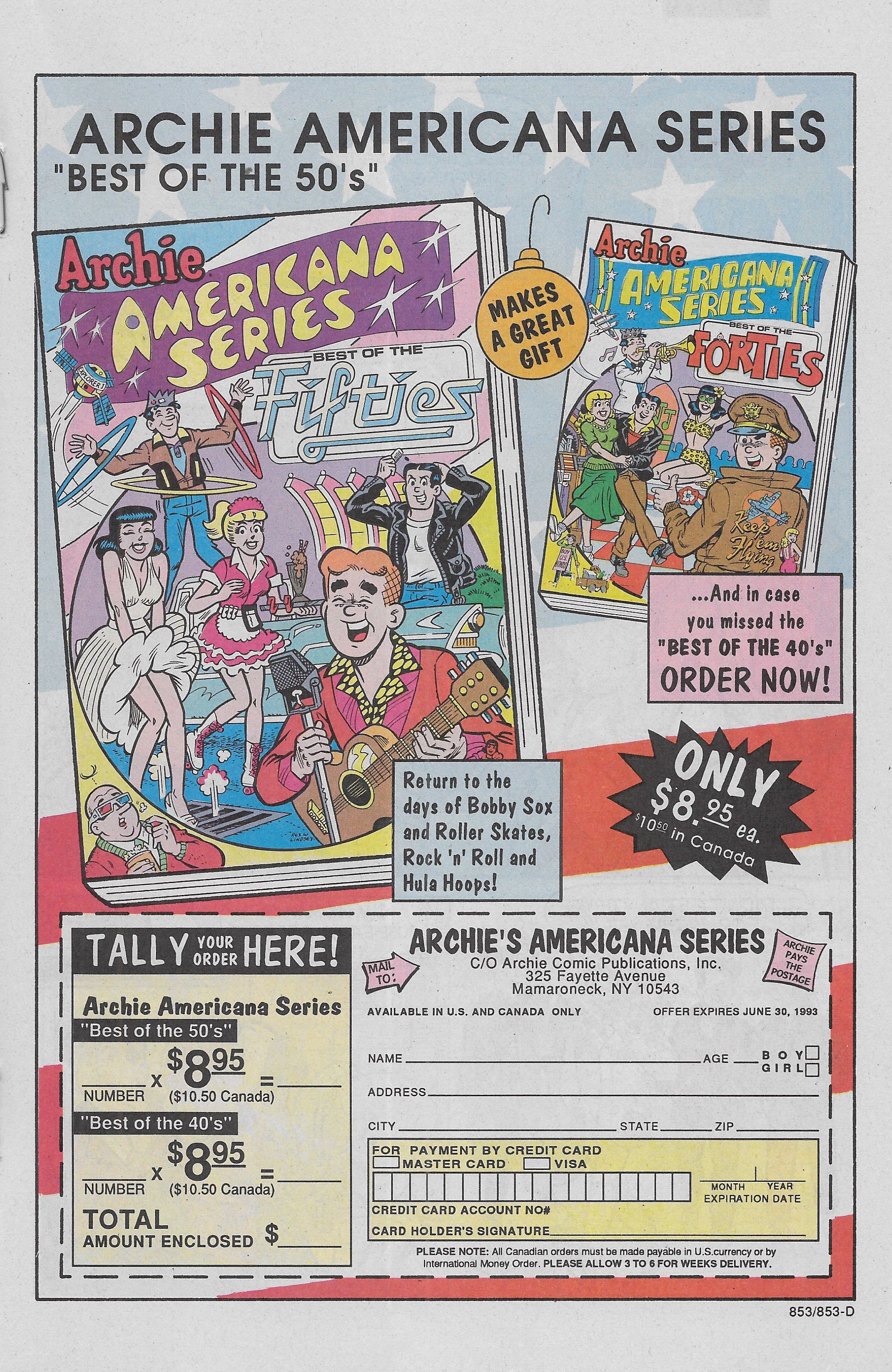 Read online Jughead (1987) comic -  Issue #42 - 19