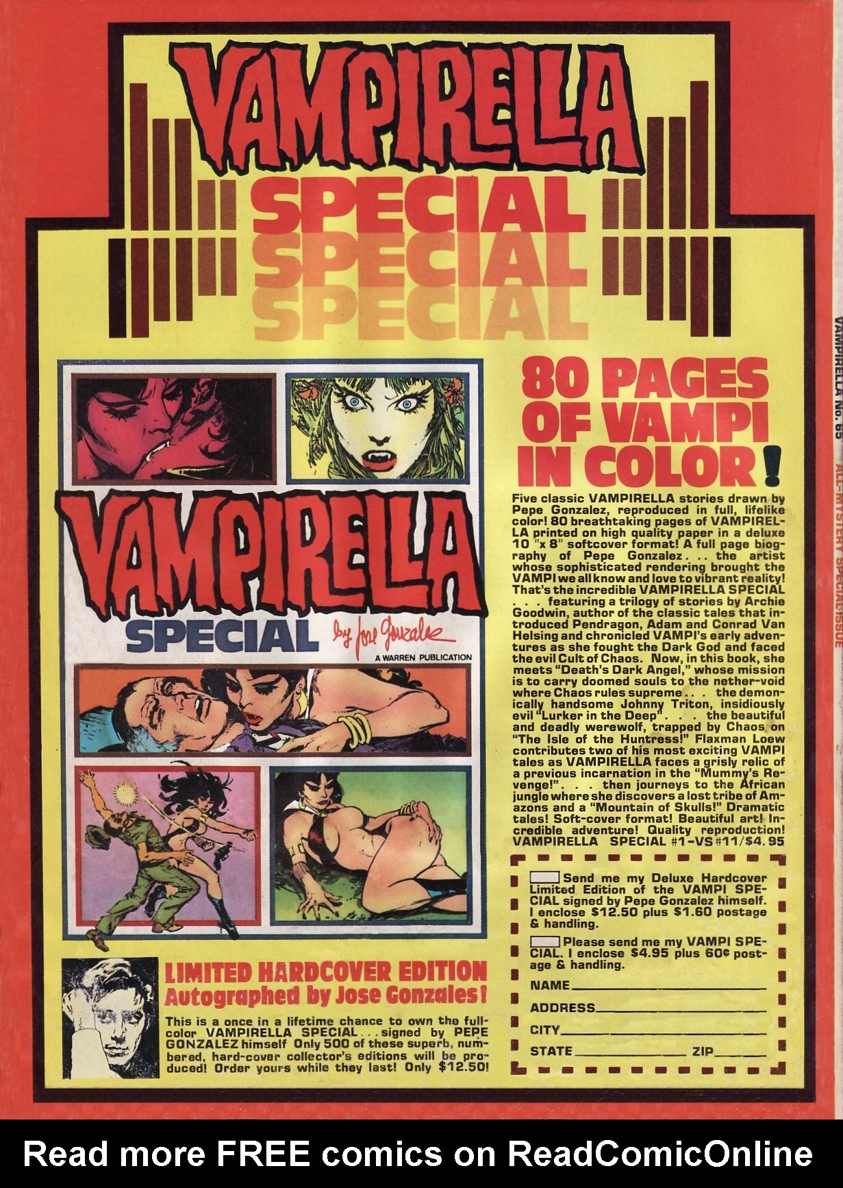 Read online Vampirella (1969) comic -  Issue #65 - 76