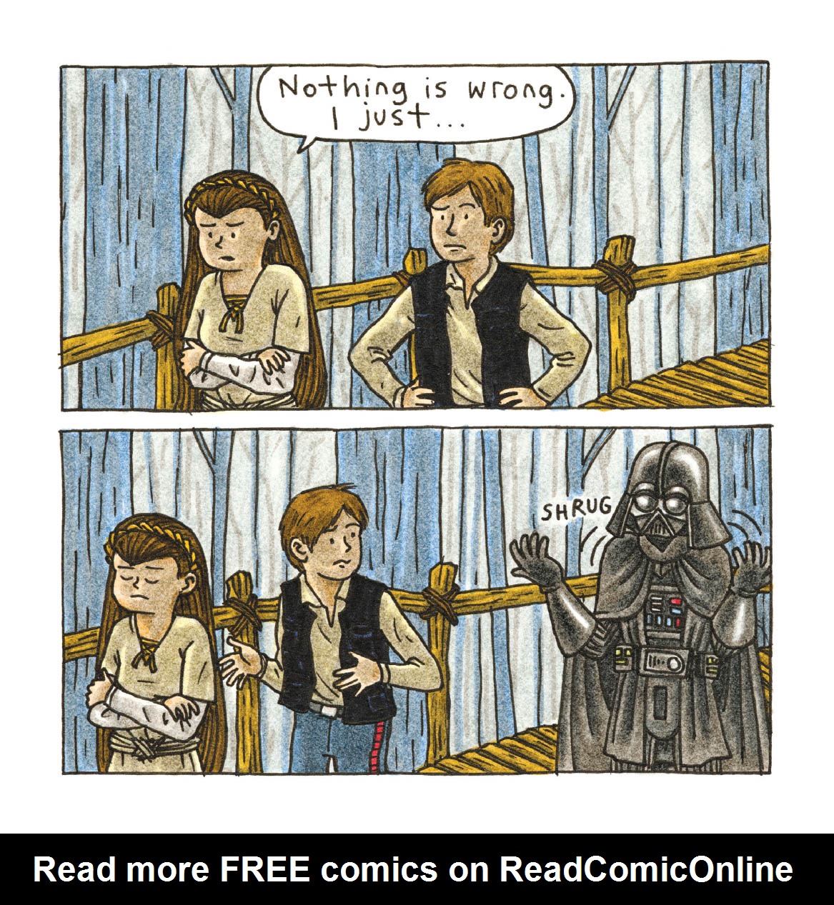 Read online Star Wars: Vader's Little Princess comic -  Issue # TPB - 62