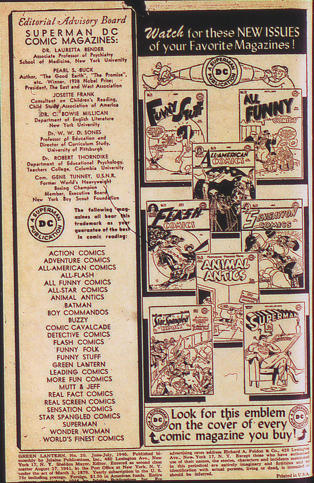 Read online Green Lantern (1941) comic -  Issue #20 - 3
