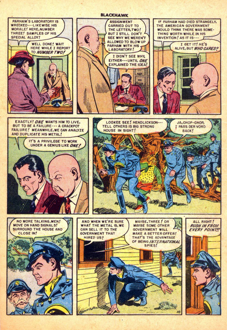 Read online Blackhawk (1957) comic -  Issue #30 - 12