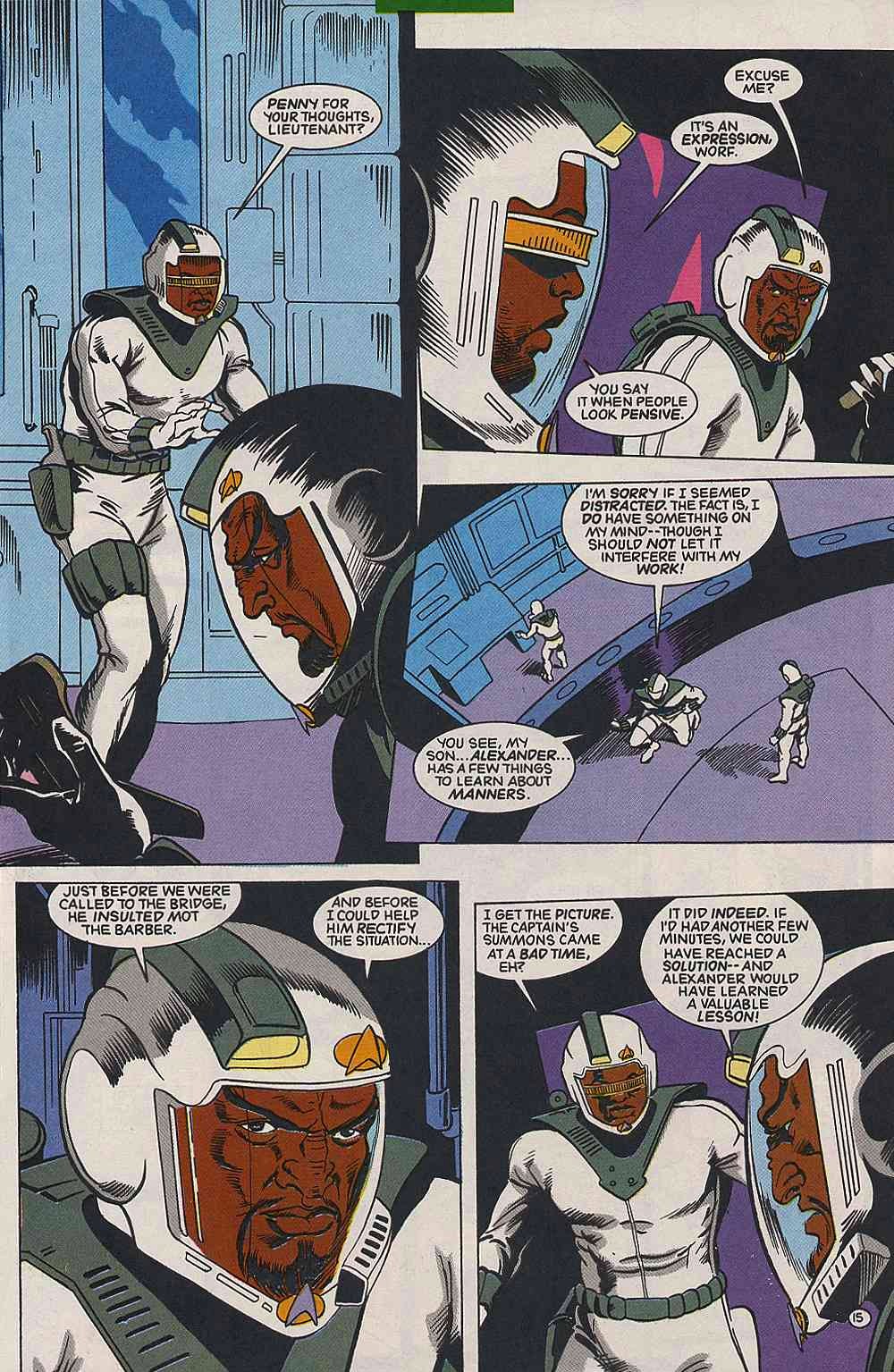 Read online Star Trek: The Next Generation (1989) comic -  Issue #40 - 16