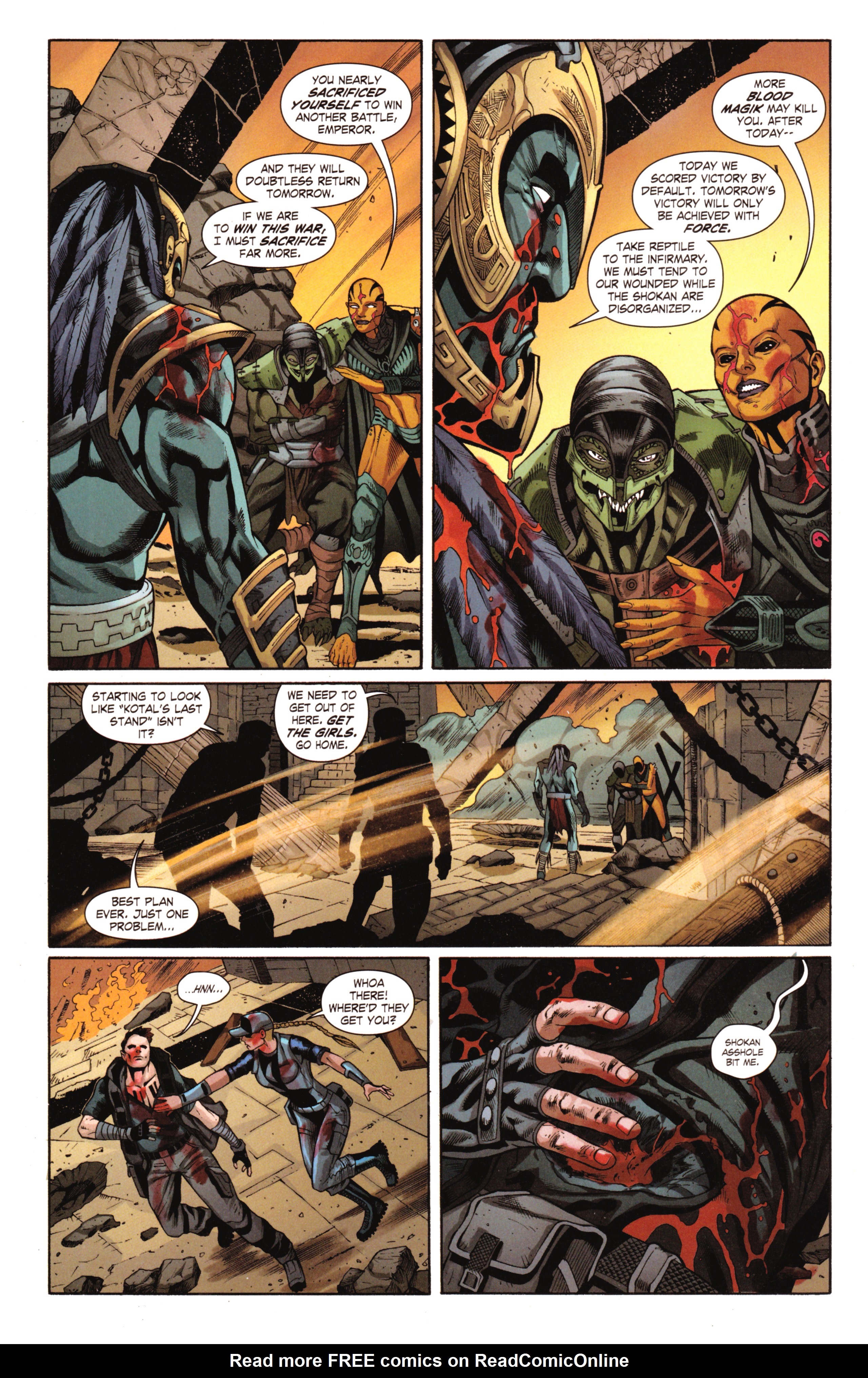 Read online Mortal Kombat X [II] comic -  Issue #6 - 32