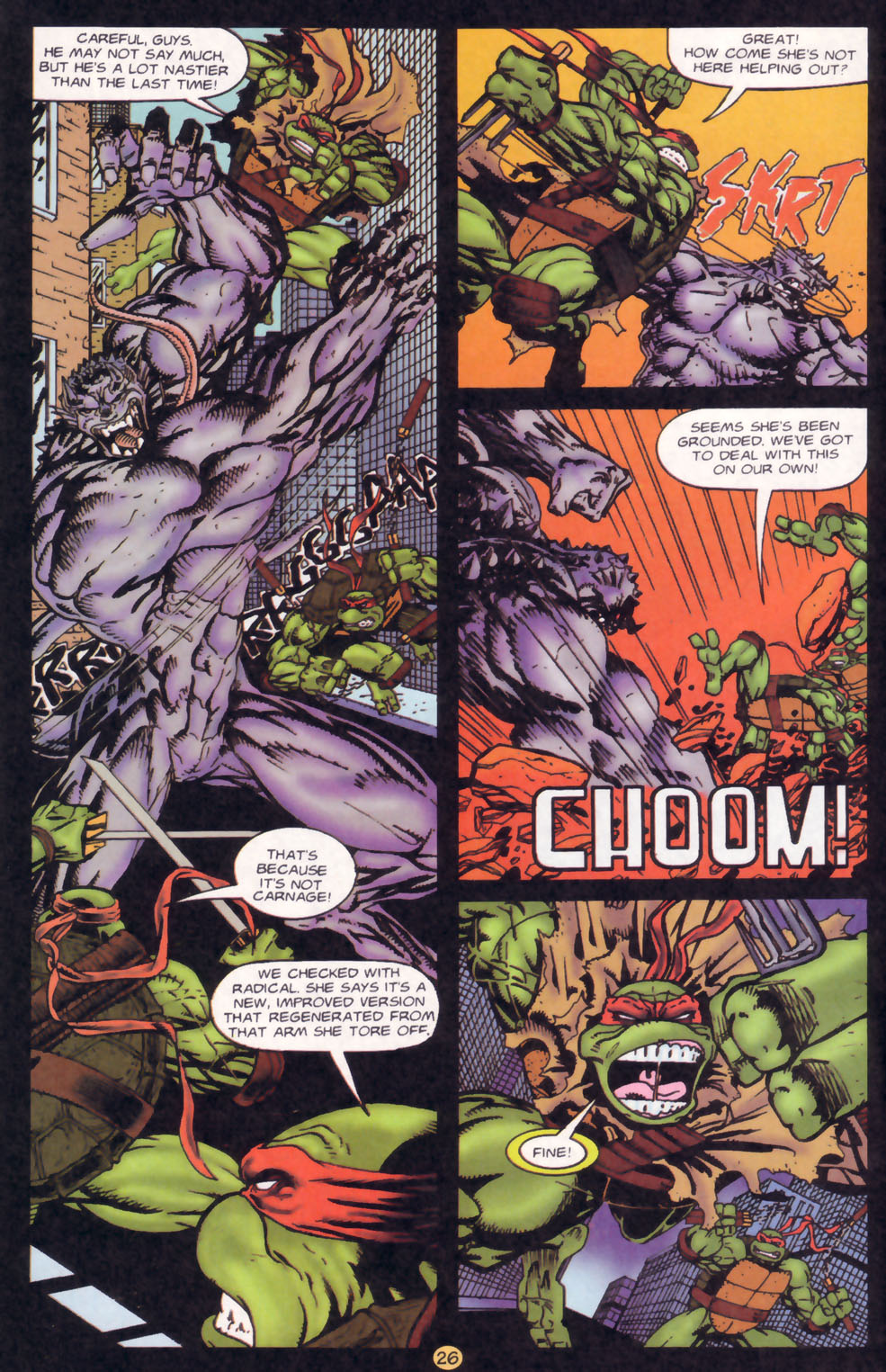 Read online Teenage Mutant Ninja Turtles/Savage Dragon Crossover comic -  Issue # Full - 26