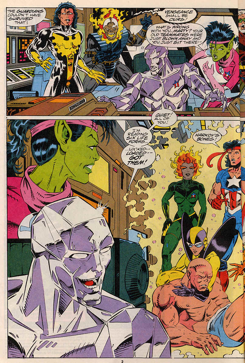 Read online Guardians of the Galaxy (1990) comic -  Issue #36 - 3