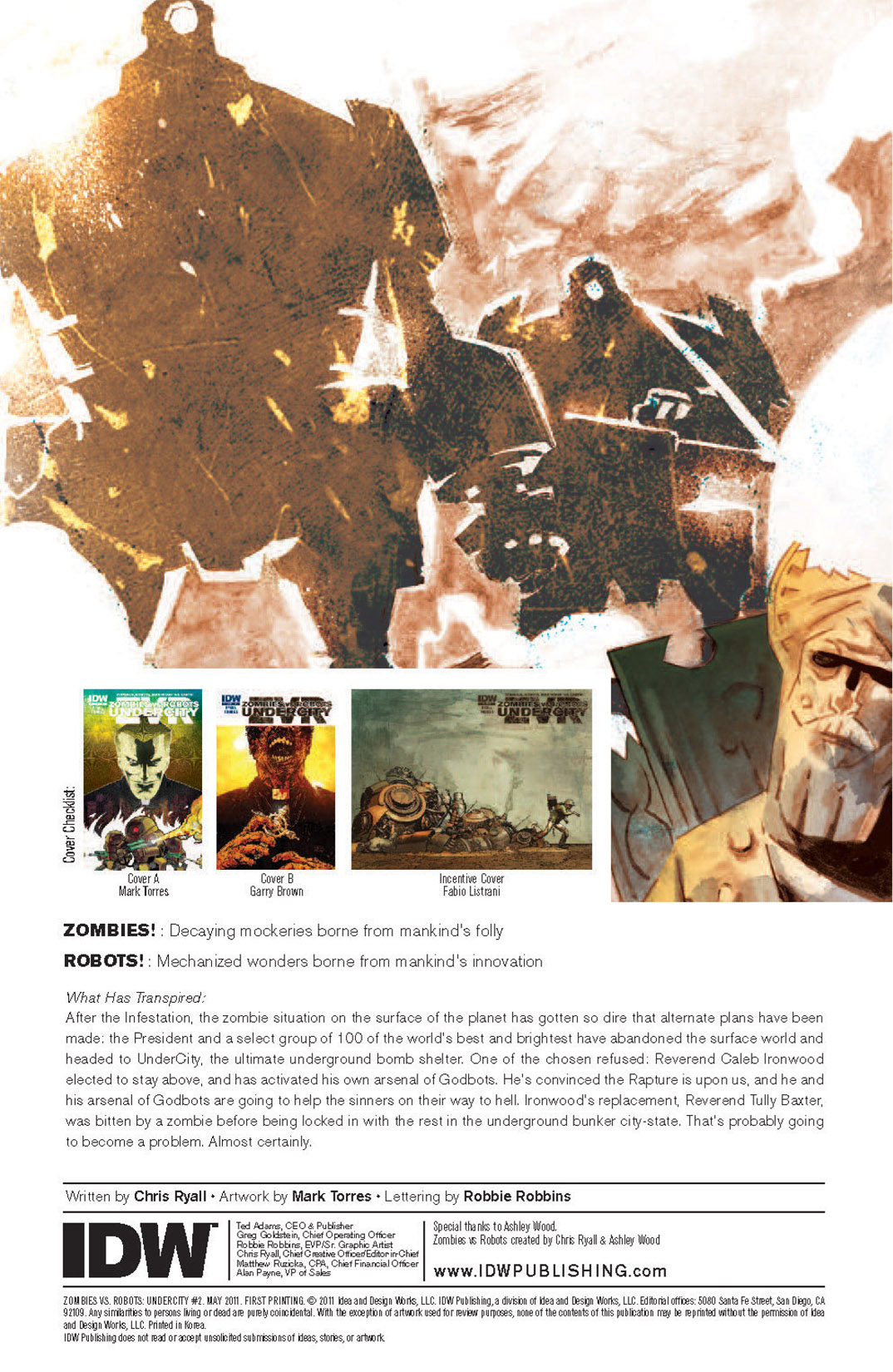 Read online Zombies vs Robots: Undercity comic -  Issue #2 - 4