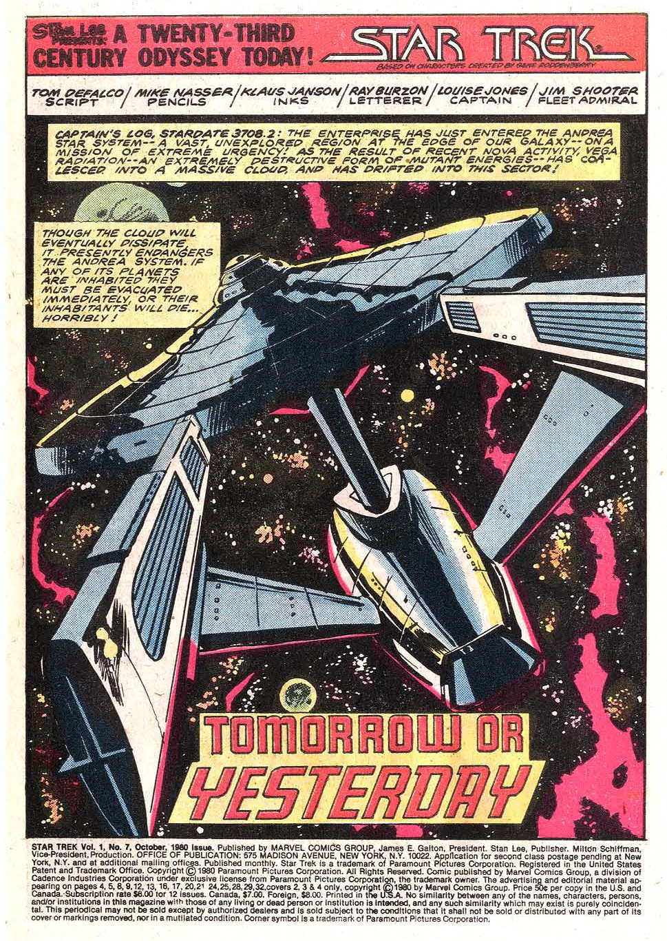 Read online Star Trek (1980) comic -  Issue #7 - 3