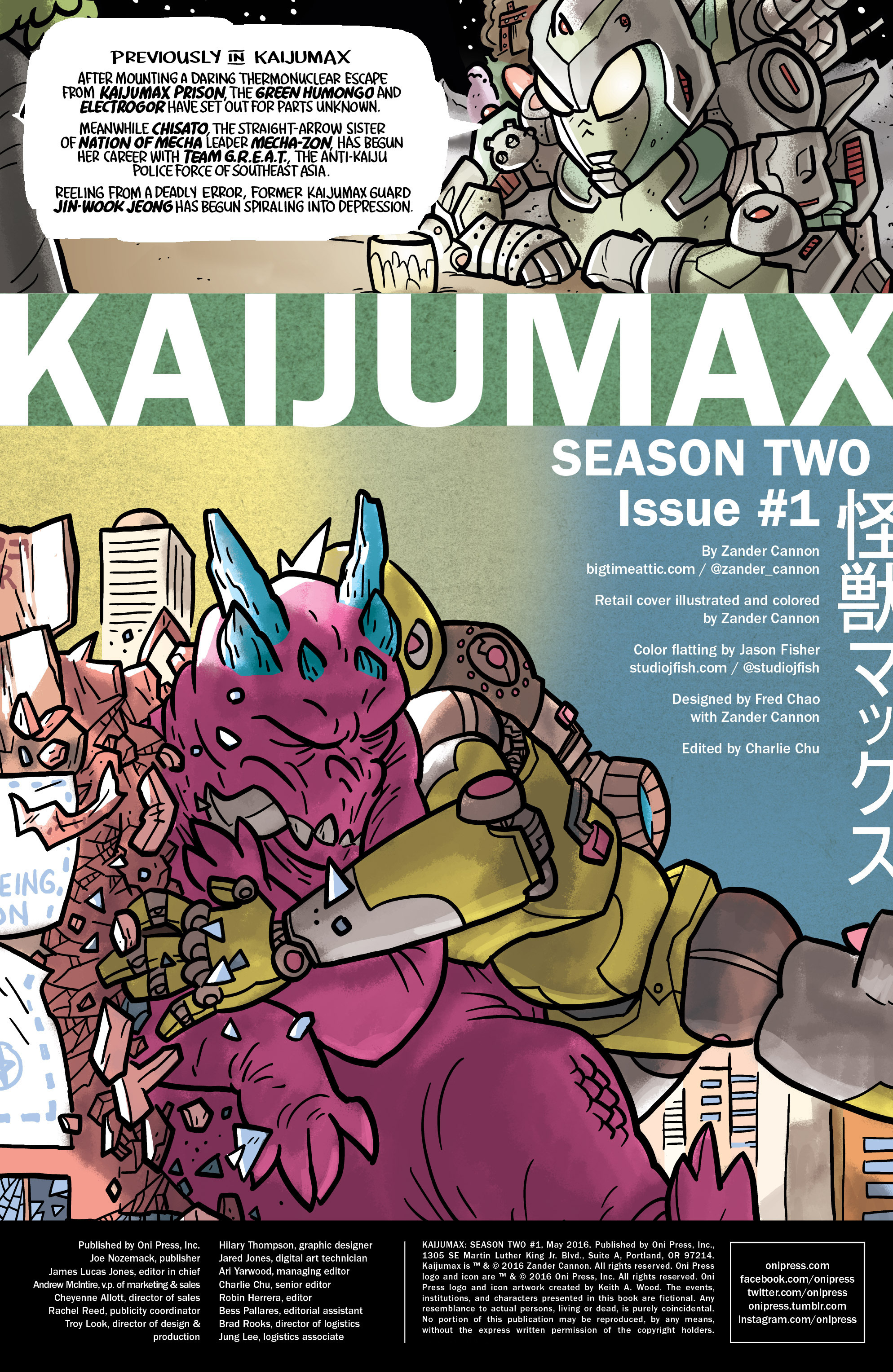 Read online Kaijumax Season 2 comic -  Issue #1 - 2