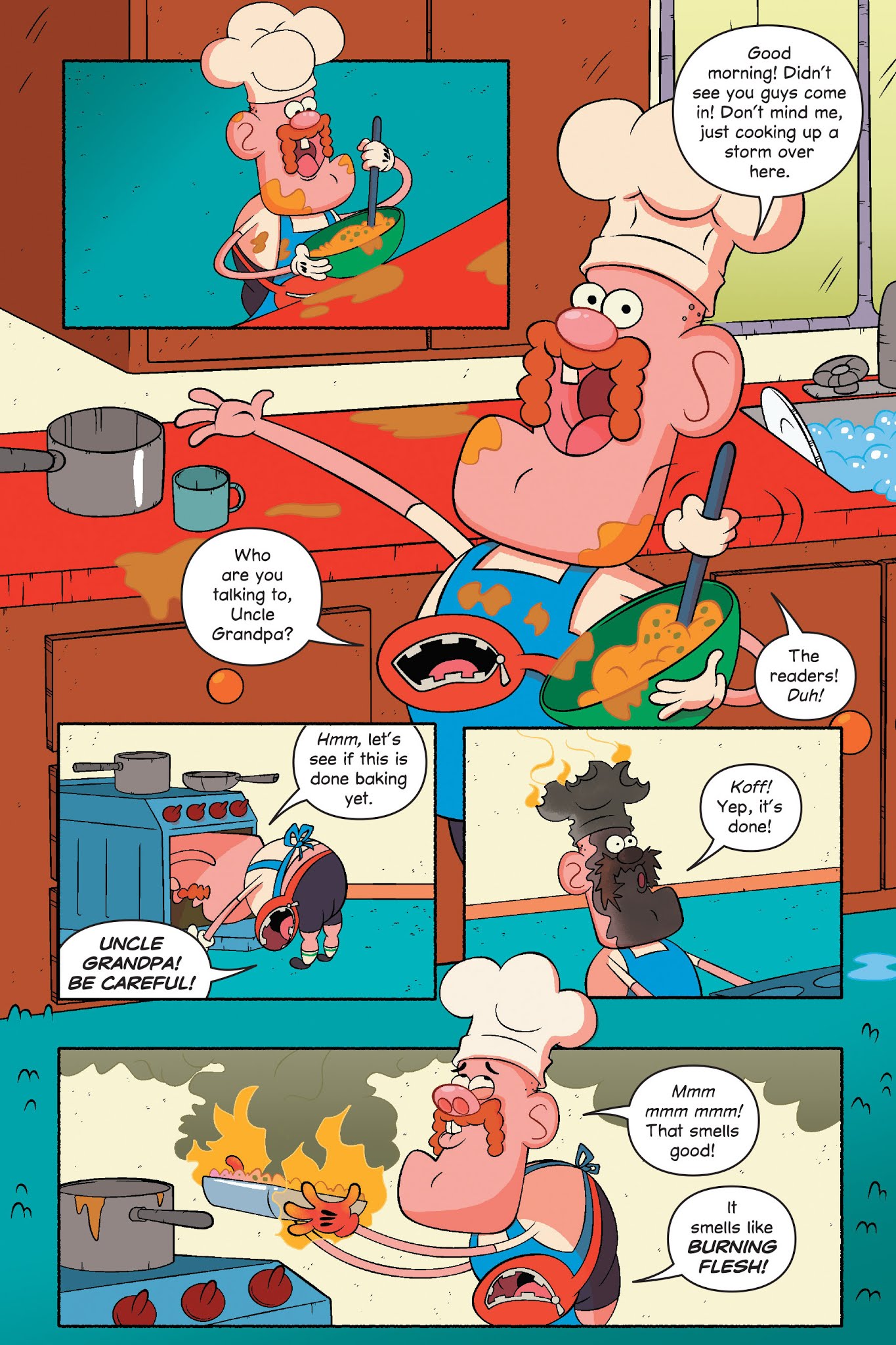 Read online Uncle Grandpa and the Time Casserole comic -  Issue # TPB - 6