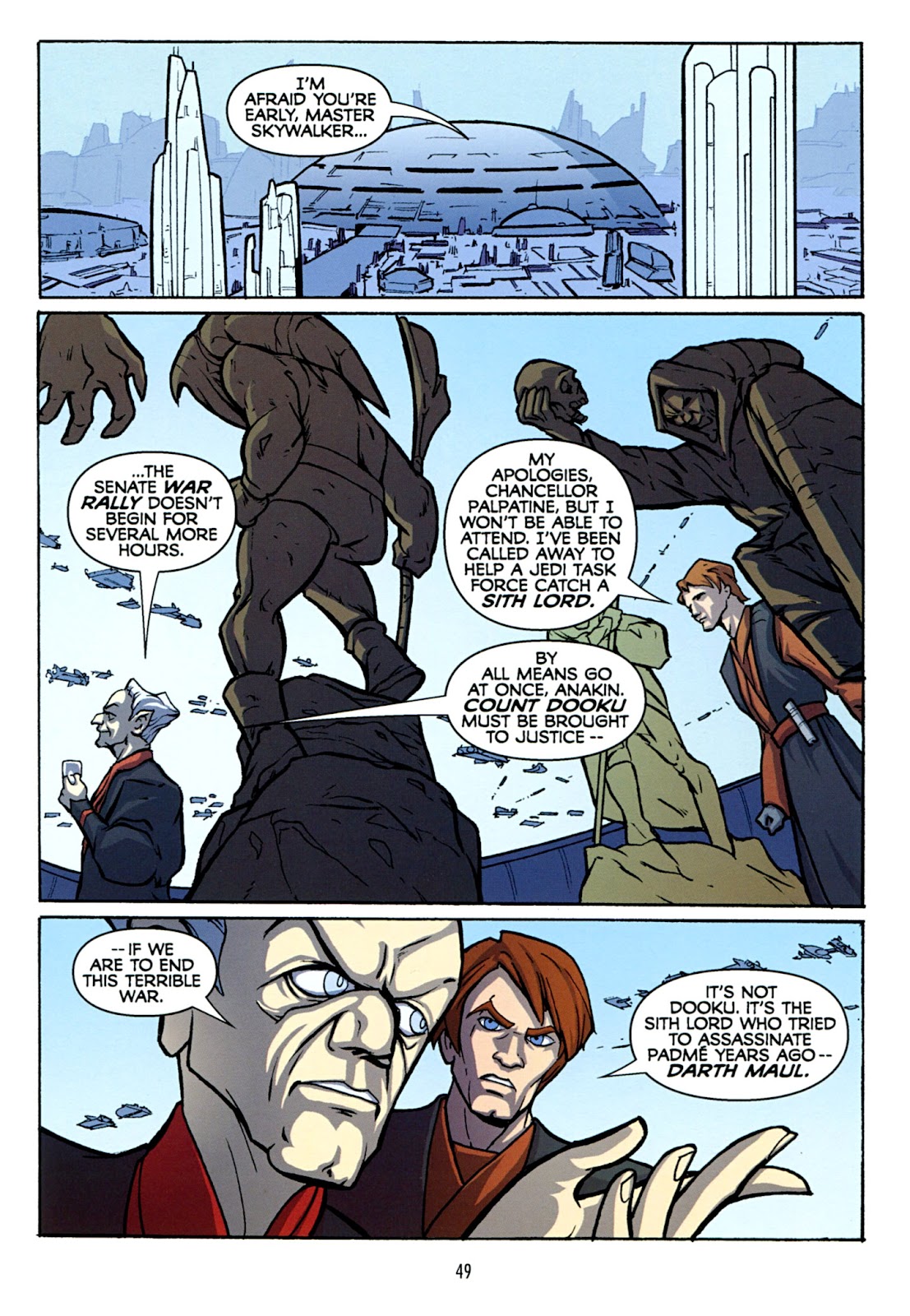 Star Wars: The Clone Wars - The Sith Hunters issue Full - Page 50