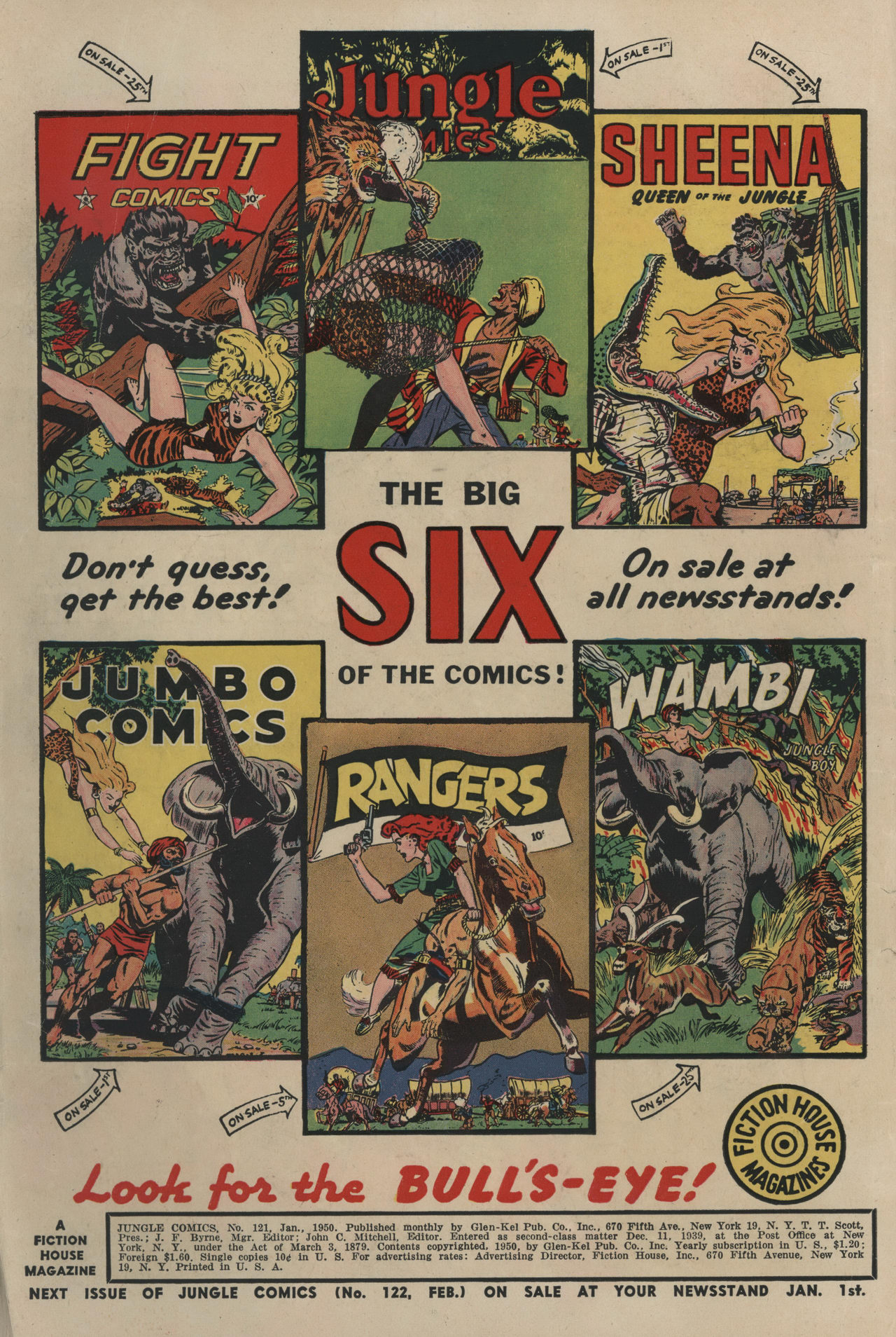 Read online Jungle Comics comic -  Issue #121 - 2