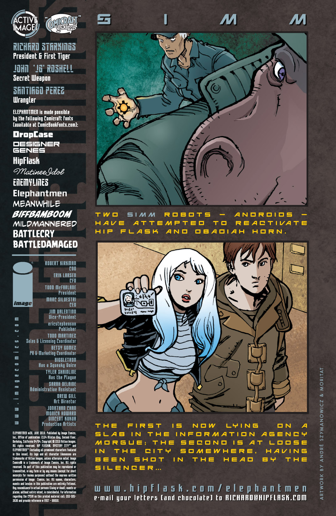 Read online Elephantmen comic -  Issue #26 - 2