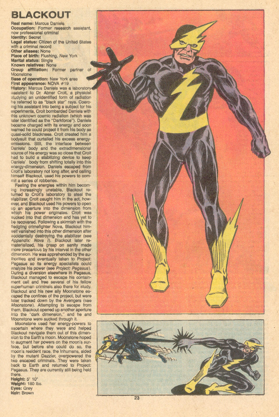 Read online The Official Handbook of the Marvel Universe Deluxe Edition comic -  Issue #2 - 25