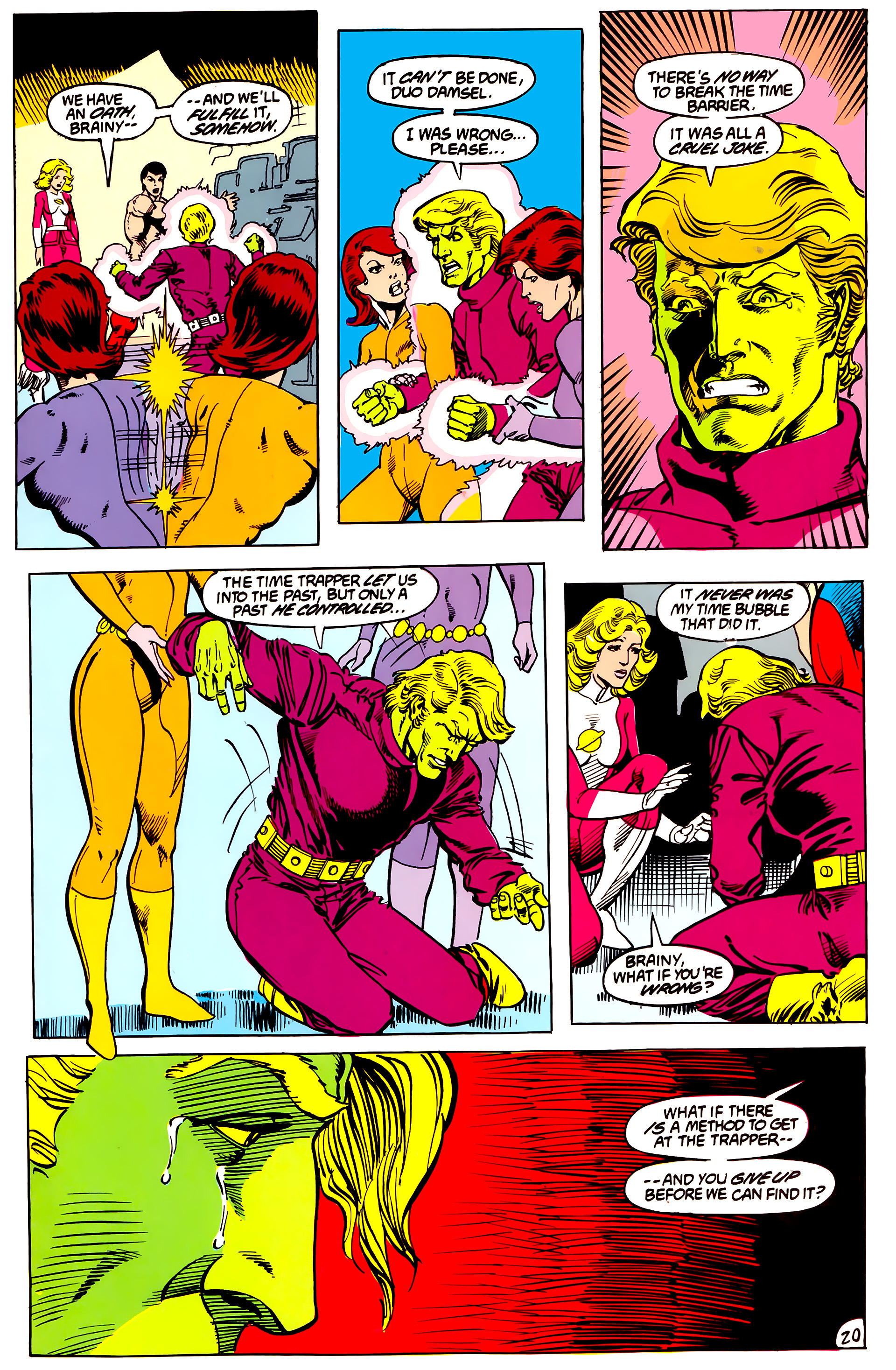 Read online Legion of Super-Heroes (1984) comic -  Issue #49 - 21