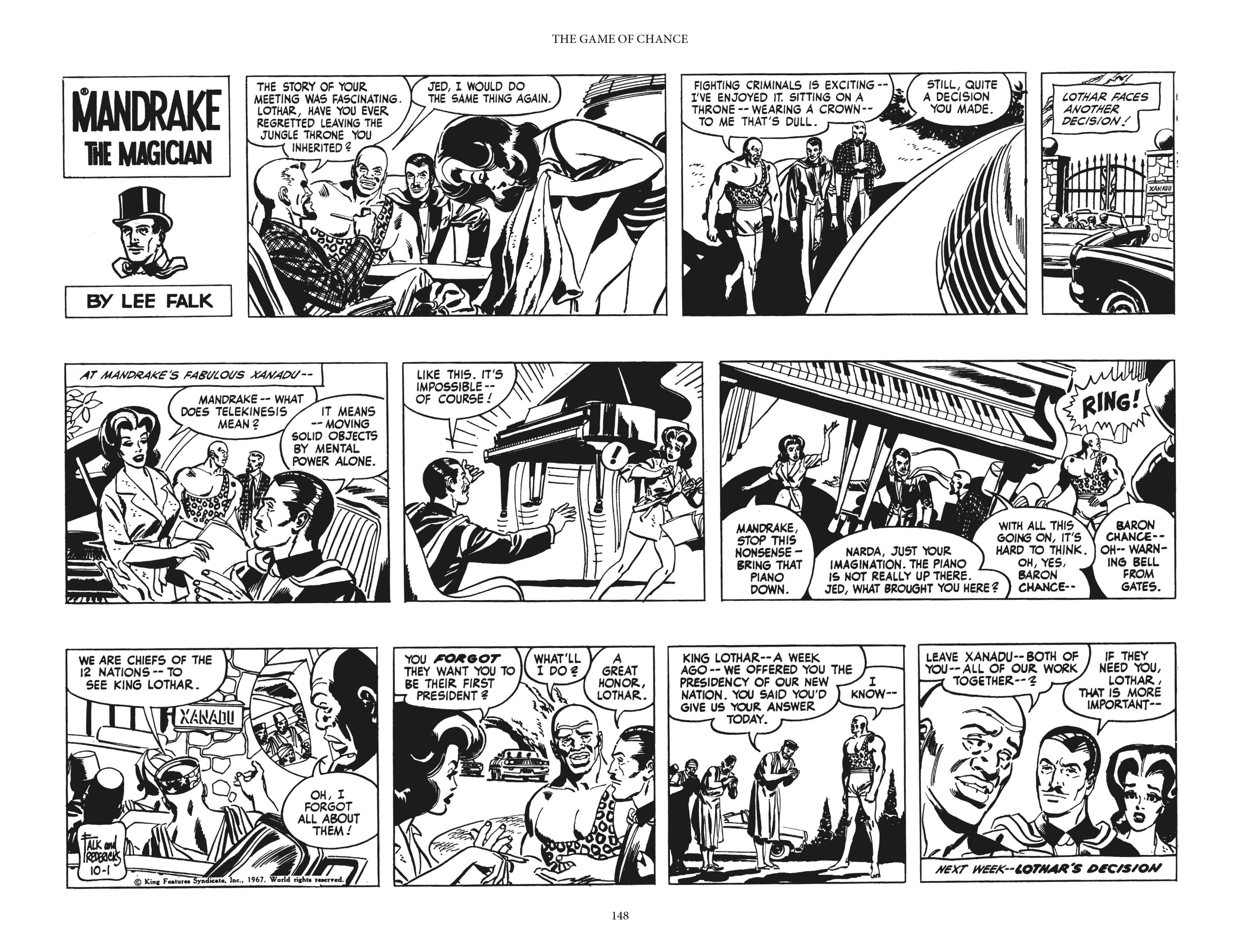 Read online Mandrake the Magician: The Fred Fredricks Sundays comic -  Issue # TPB (Part 2) - 49