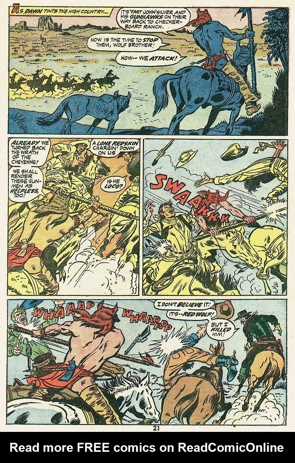 Read online Red Wolf (1972) comic -  Issue #5 - 15