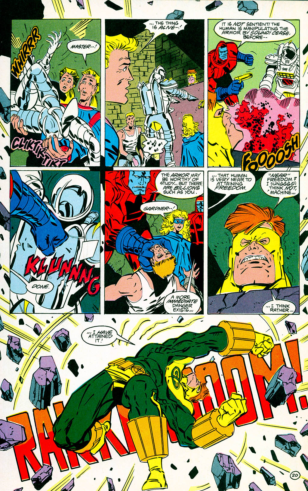 Read online The Outsiders (1985) comic -  Issue #28 - 21