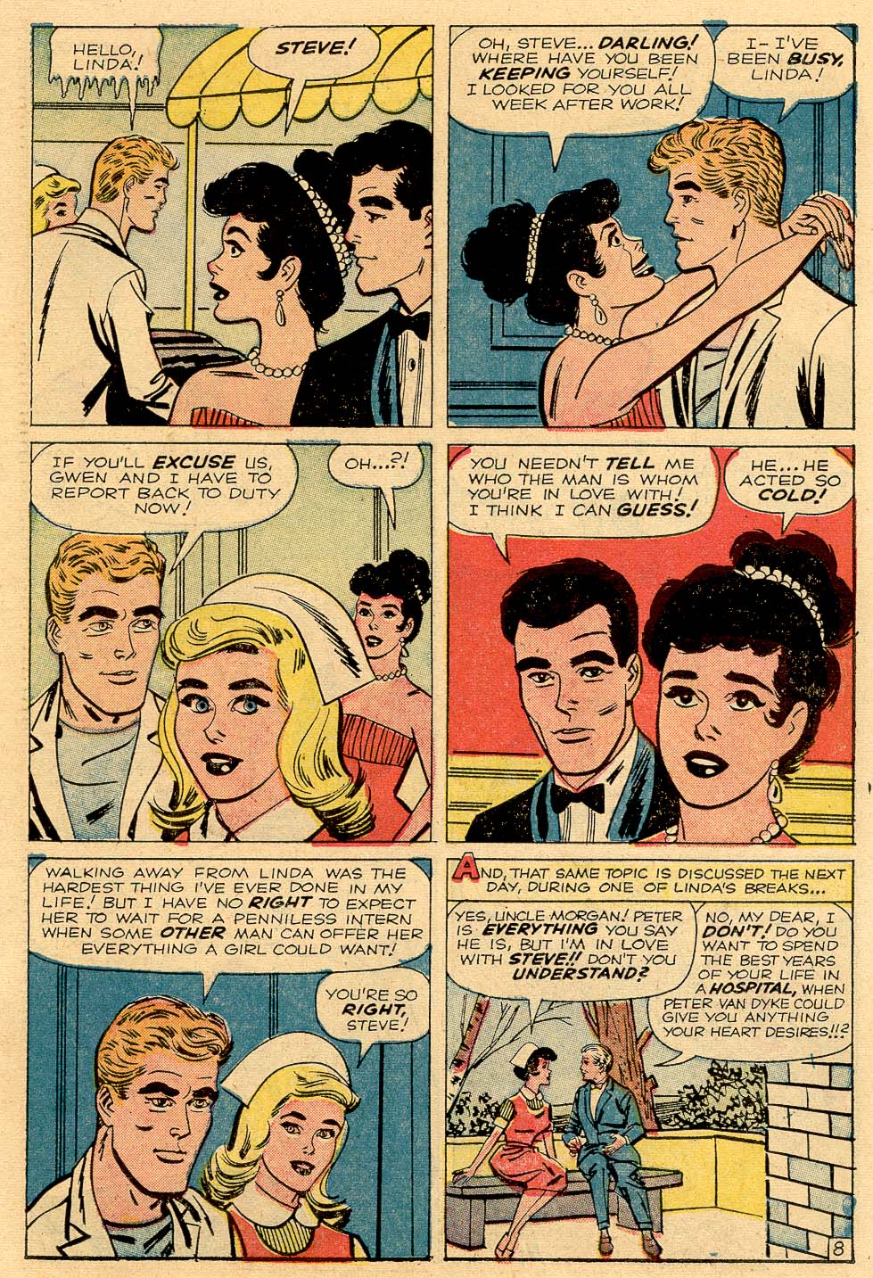 Read online Linda Carter, Student Nurse comic -  Issue #6 - 10