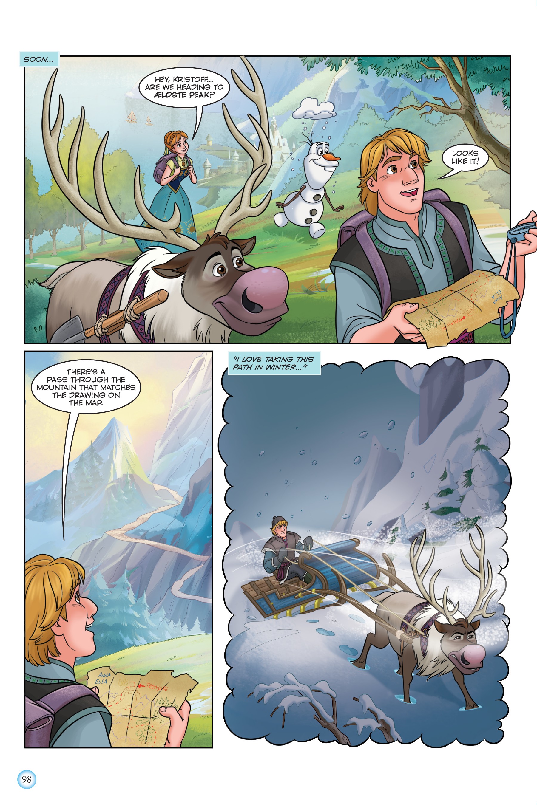 Read online Frozen Adventures: Flurries of Fun comic -  Issue # TPB (Part 1) - 98