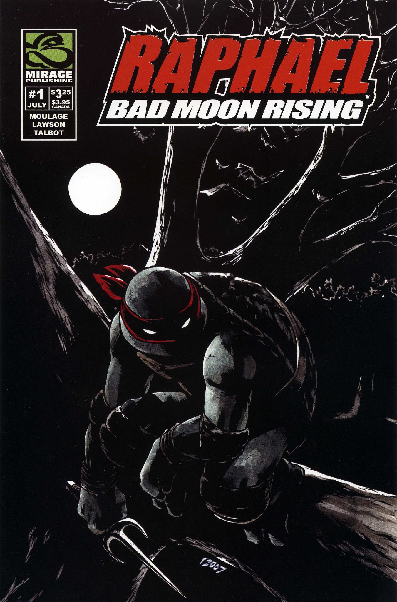 Read online Raphael Bad Moon Rising comic -  Issue #1 - 1