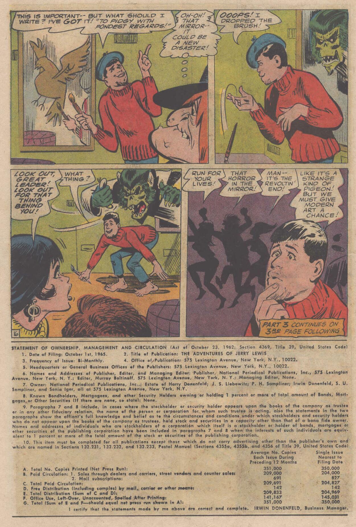 Read online The Adventures of Jerry Lewis comic -  Issue #93 - 22