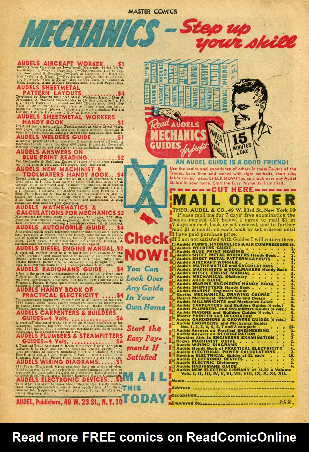 Read online Master Comics comic -  Issue #52 - 13