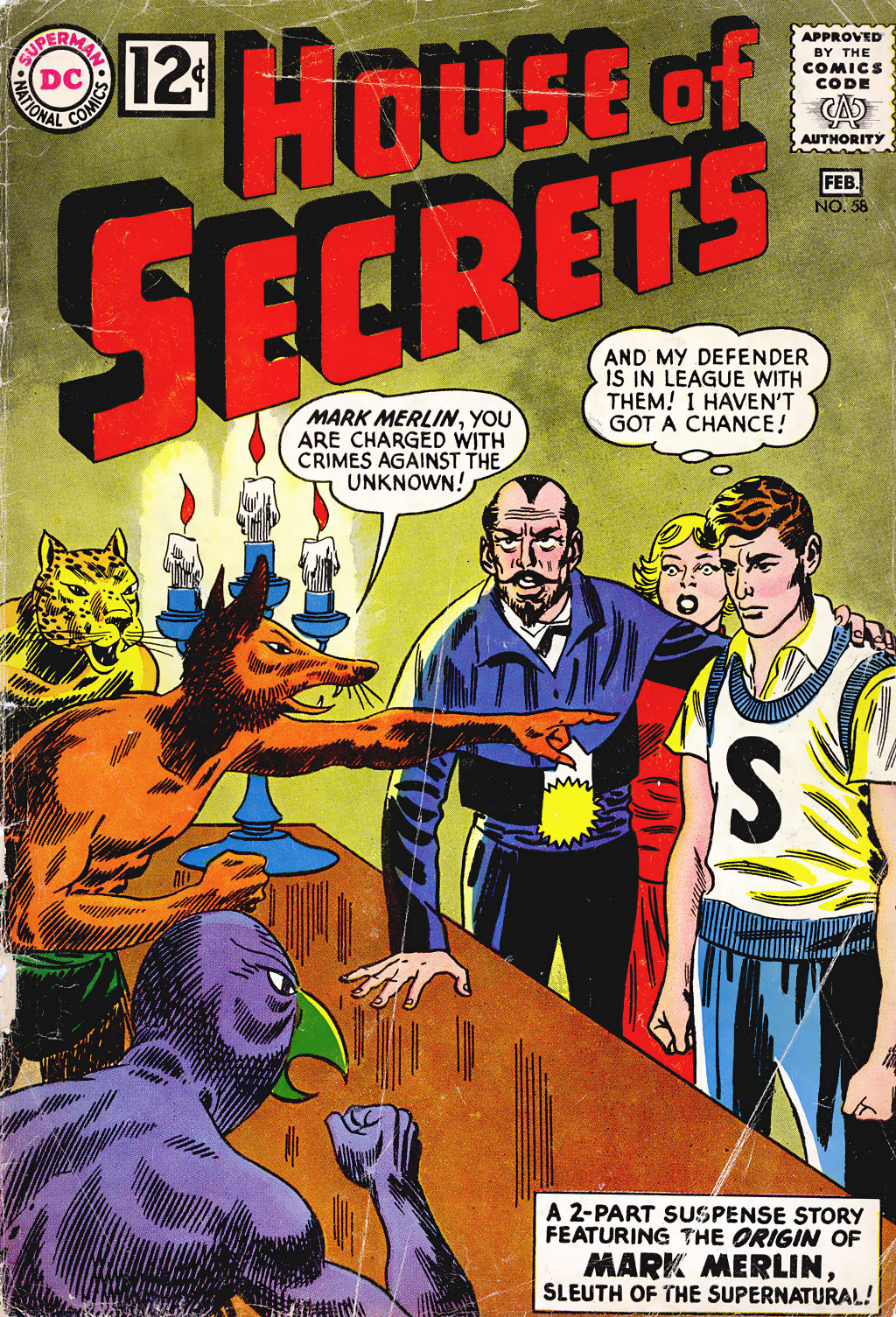 Read online House of Secrets (1956) comic -  Issue #58 - 1