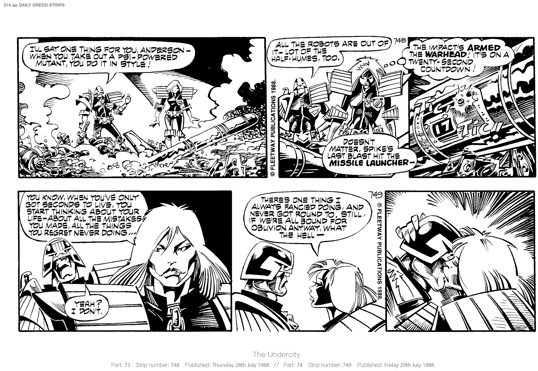 Read online Judge Dredd: The Daily Dredds comic -  Issue # TPB 2 - 317