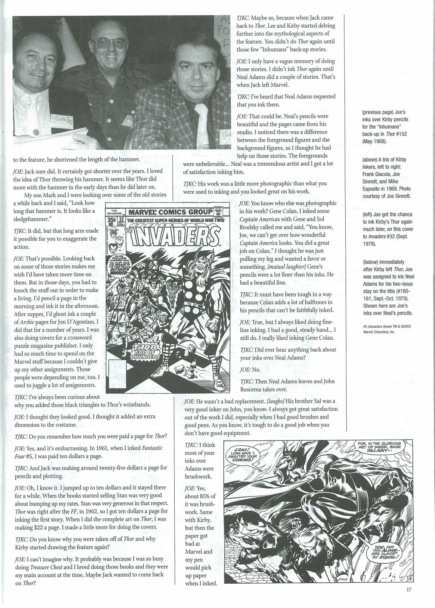 Read online The Jack Kirby Collector comic -  Issue #36 - 19