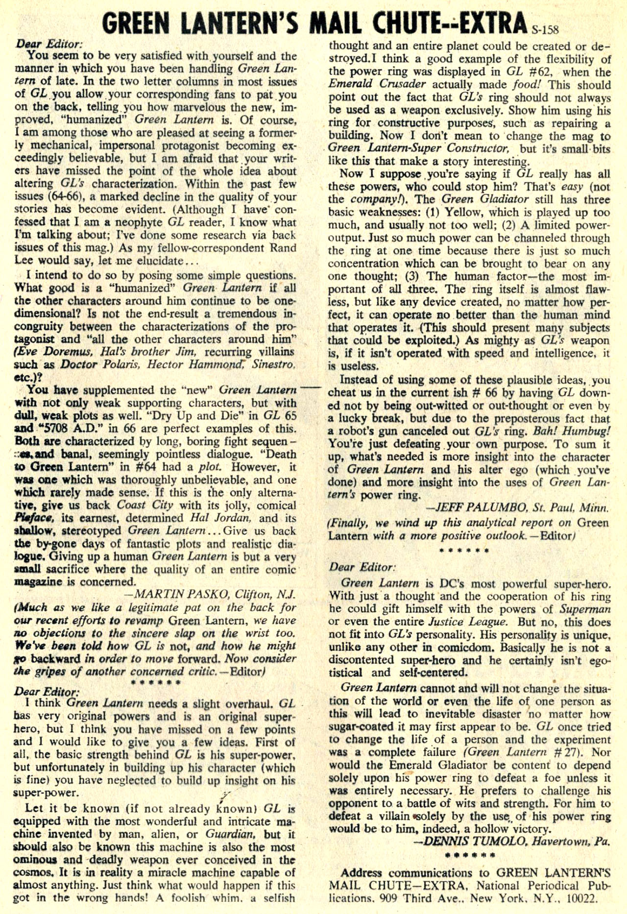 Read online Green Lantern (1960) comic -  Issue #69 - 32