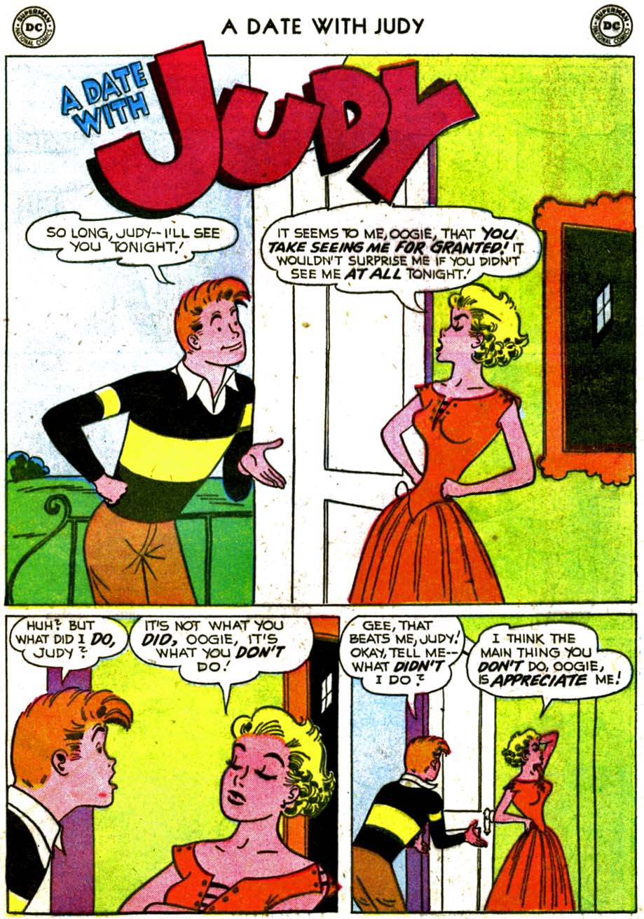 Read online A Date with Judy comic -  Issue #58 - 27