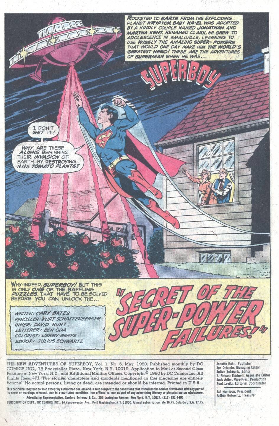 The New Adventures of Superboy 5 Page 1