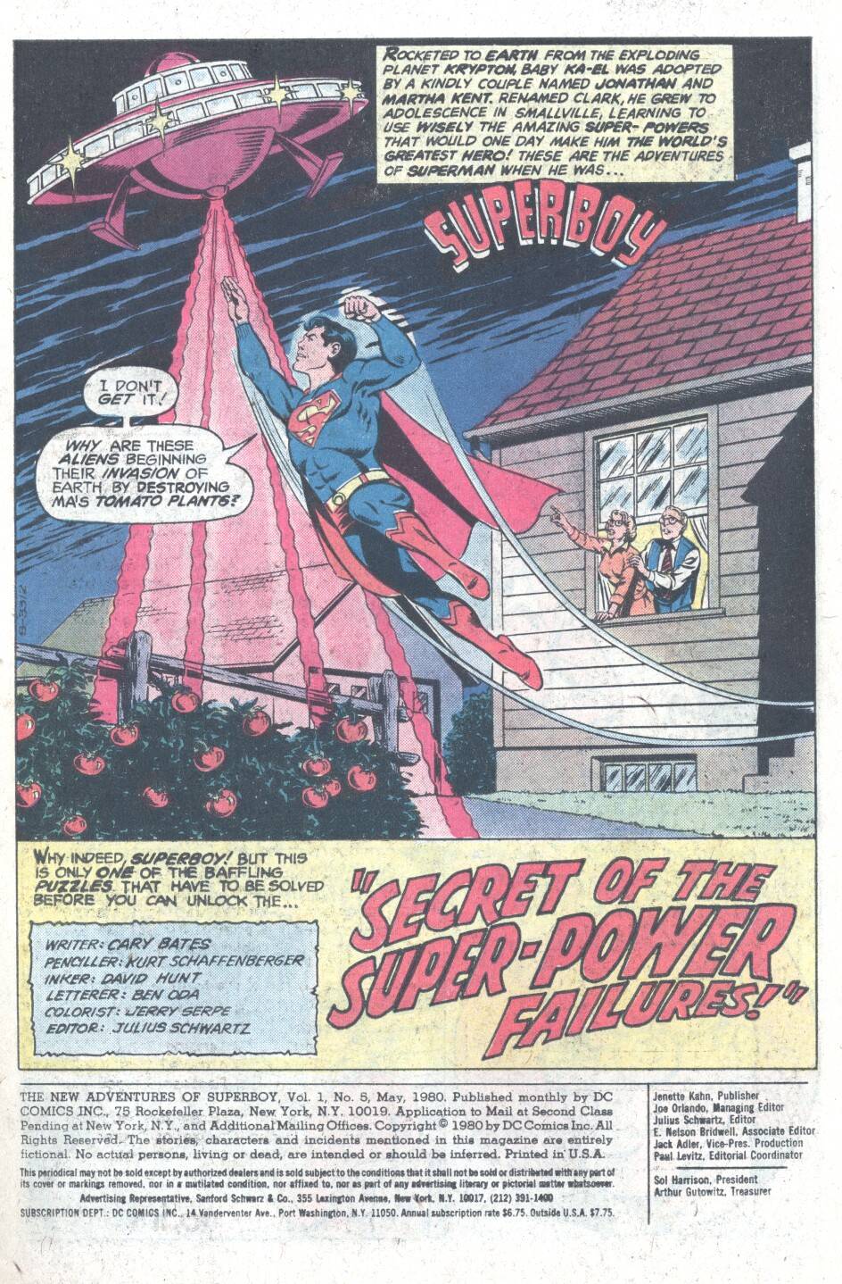 Read online The New Adventures of Superboy comic -  Issue #5 - 2