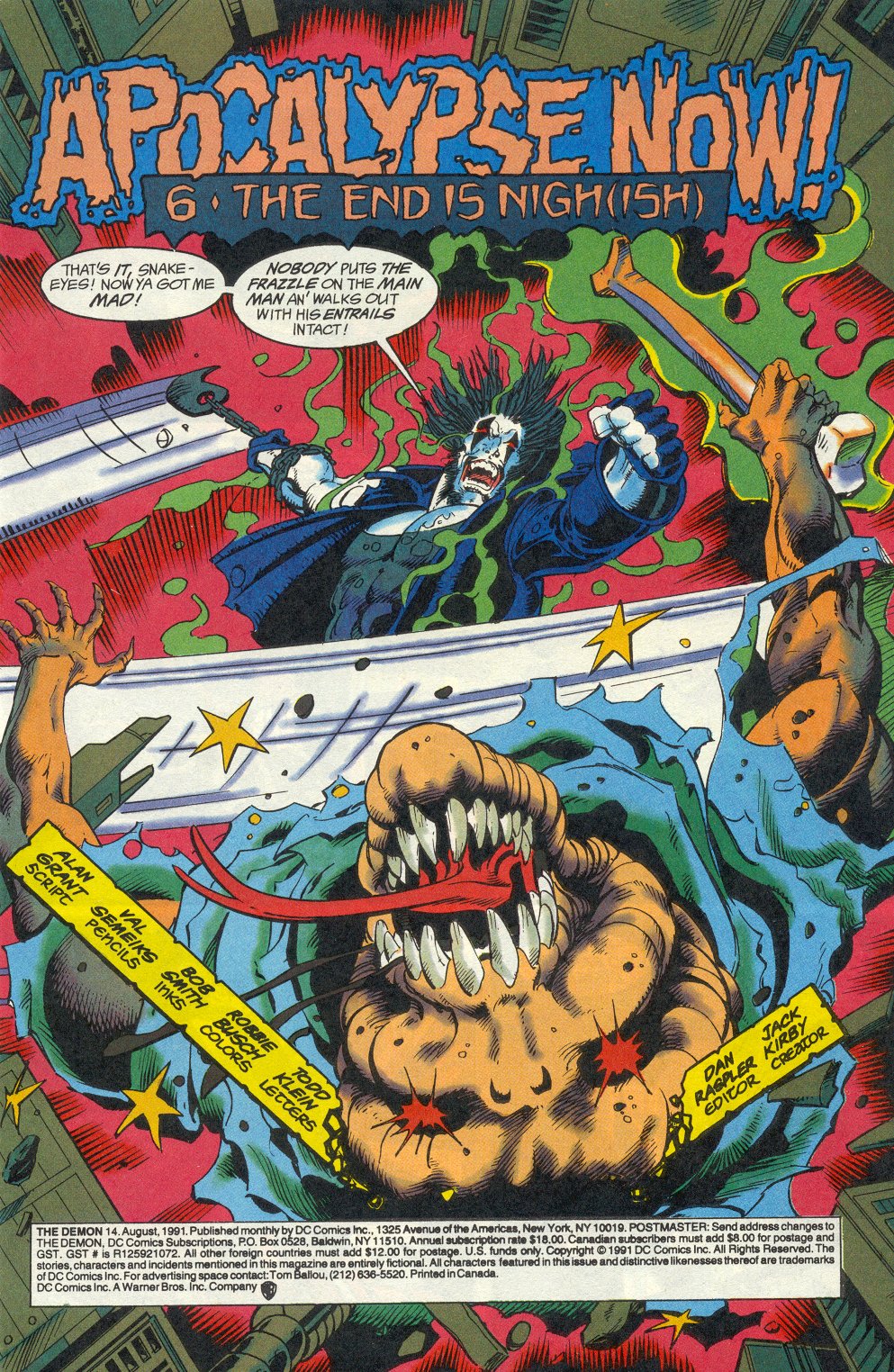 Read online The Demon (1990) comic -  Issue #14 - 2