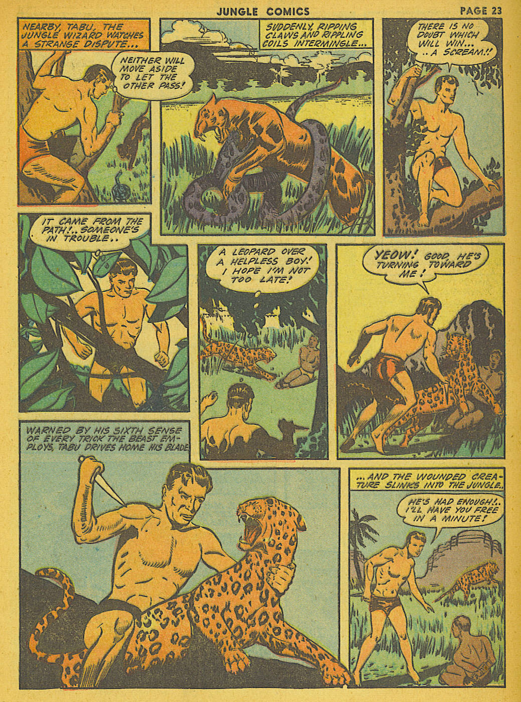 Read online Jungle Comics comic -  Issue #41 - 25