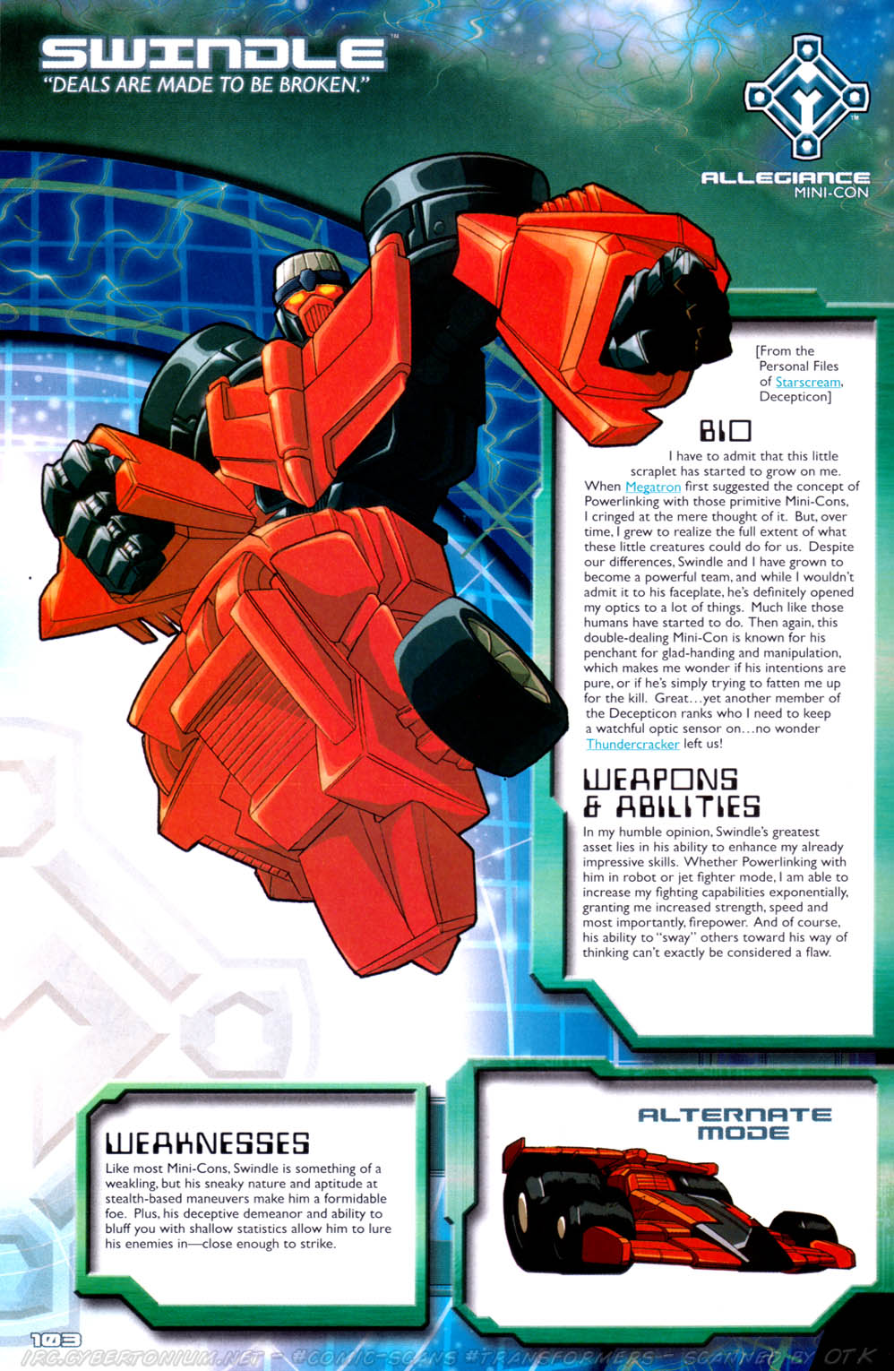 Read online More Than Meets The Eye: Transformers Armada comic -  Issue #3 - 13